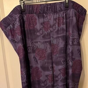 🖤💜 Torrid x Betsey Johnson Mesh Graphic Pants – Size 6 💜🖤